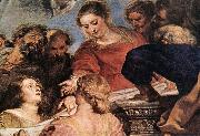 RUBENS, Pieter Pauwel Assumption of the Virgin (detail) oil painting reproduction